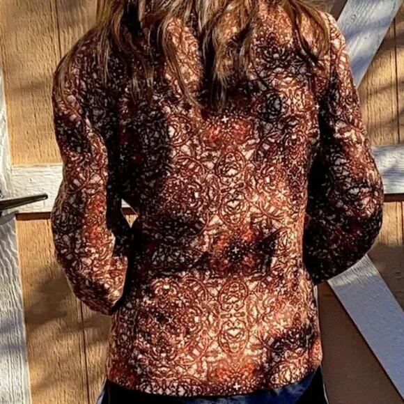 Vintage Linen Bohemian Blazer Jacket - Picture 3 of 3